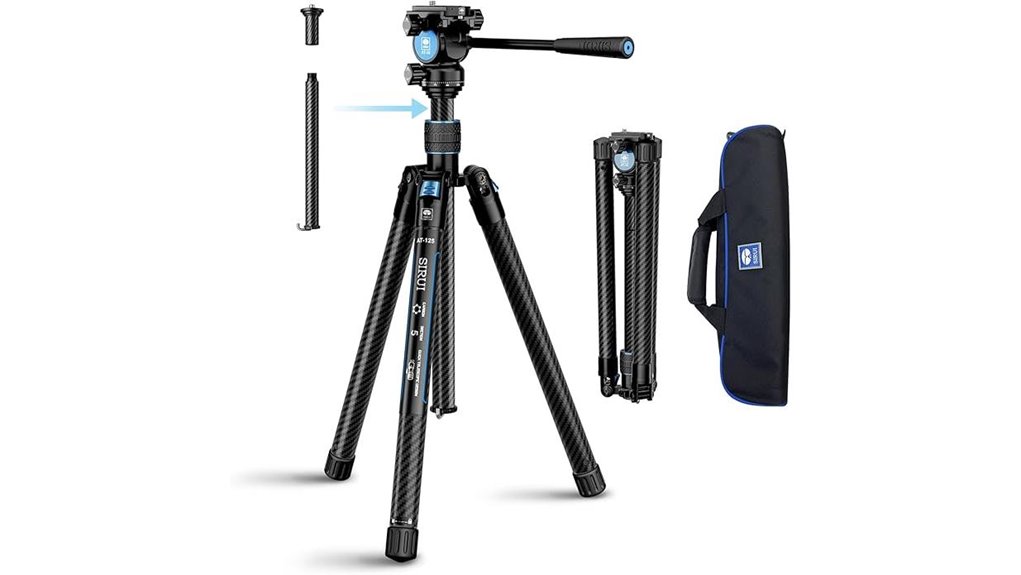 sirui carbon fluid tripod