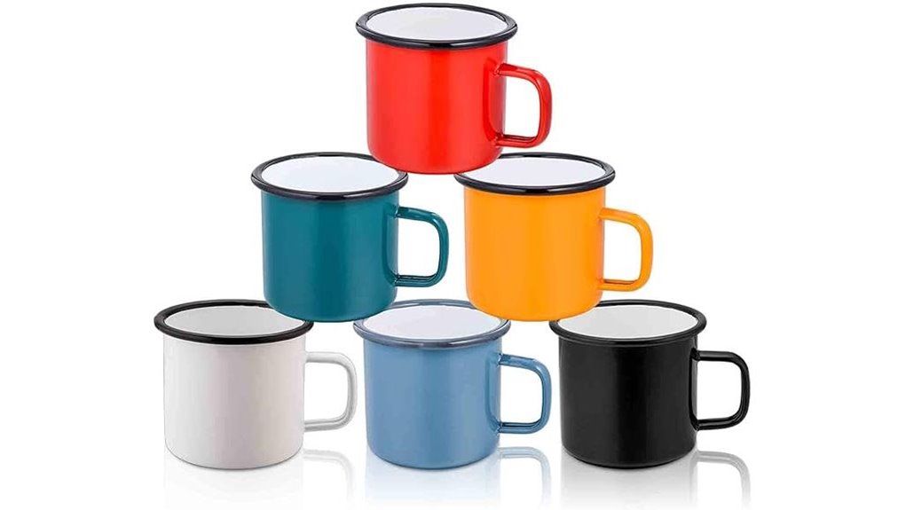 six 12oz teamfar mugs