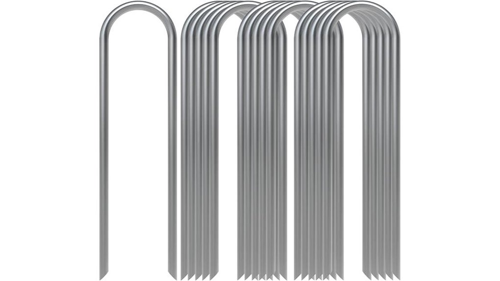 six inch 16 piece galvanized stakes