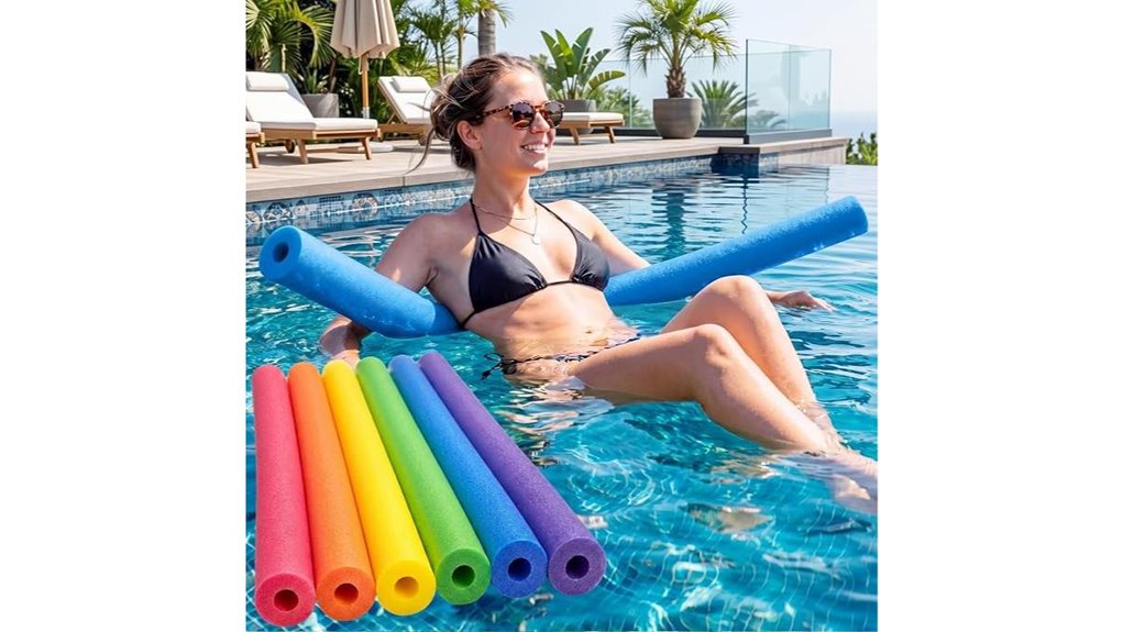 six pack 52 inch pool noodles