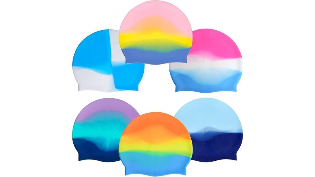 six pack silicone kids caps