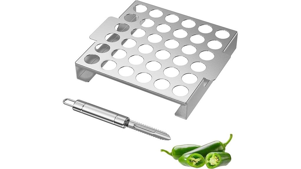 skyflame 36 hole jalapeno rack