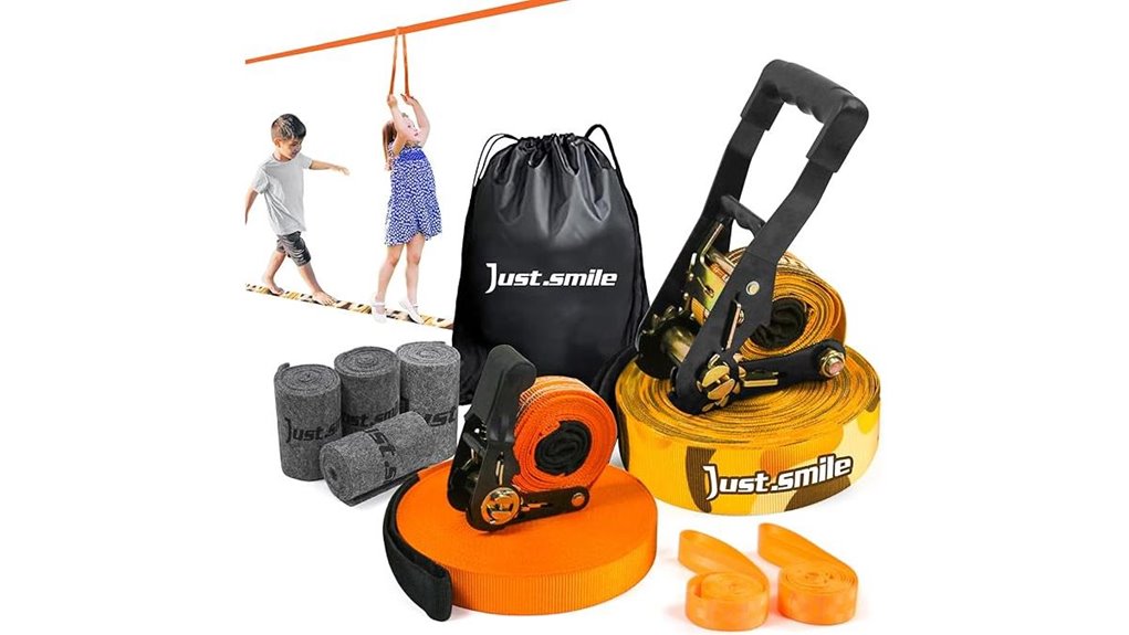 slackline kit 65ft protectors