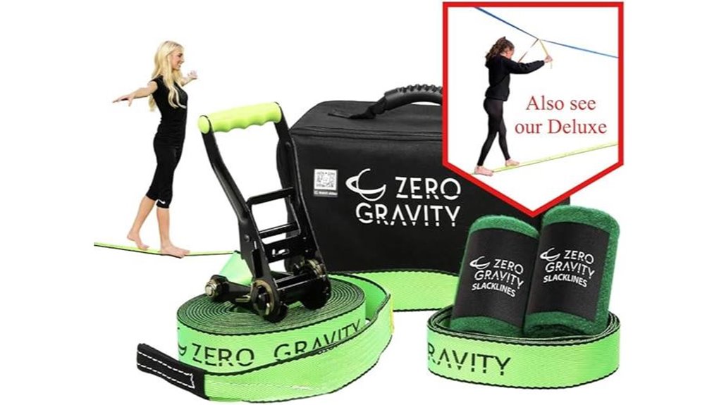 slackline kit includes accessories
