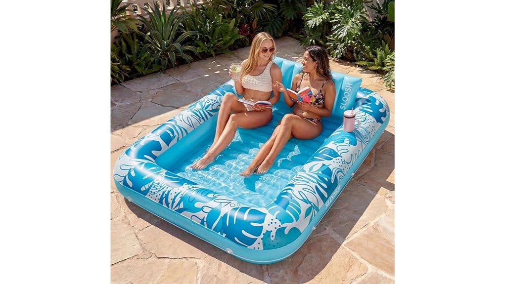 sloosh xl inflatable lounger