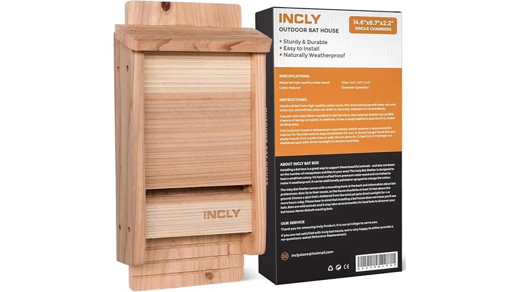 small cedar bat house