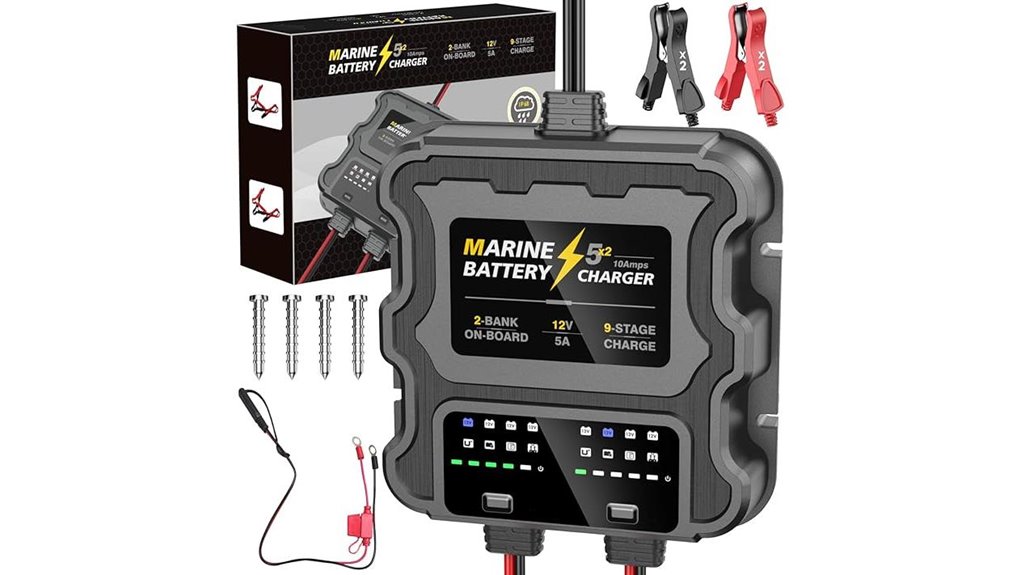 smart 2 bank 12v charger