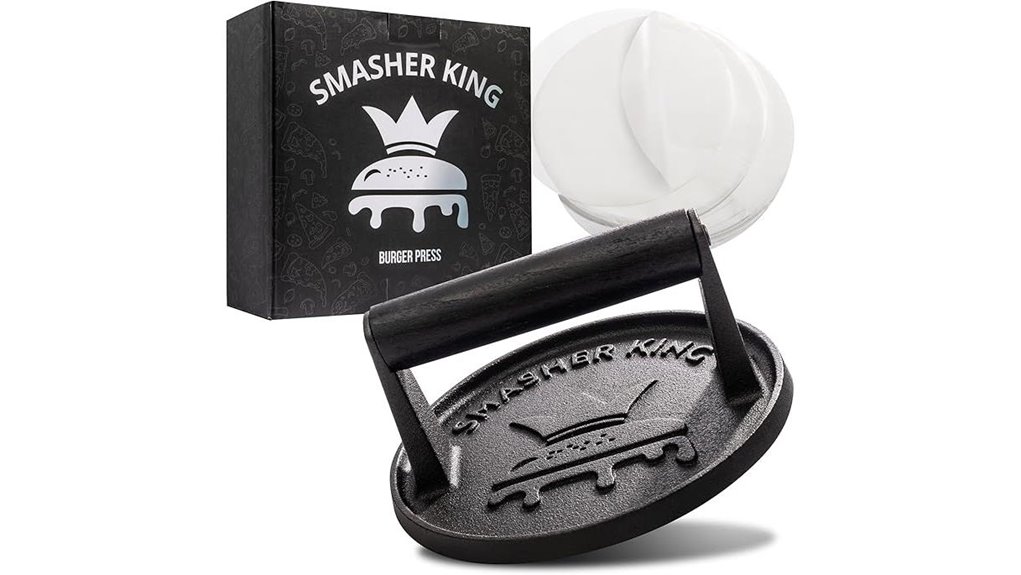 smasher king burger press