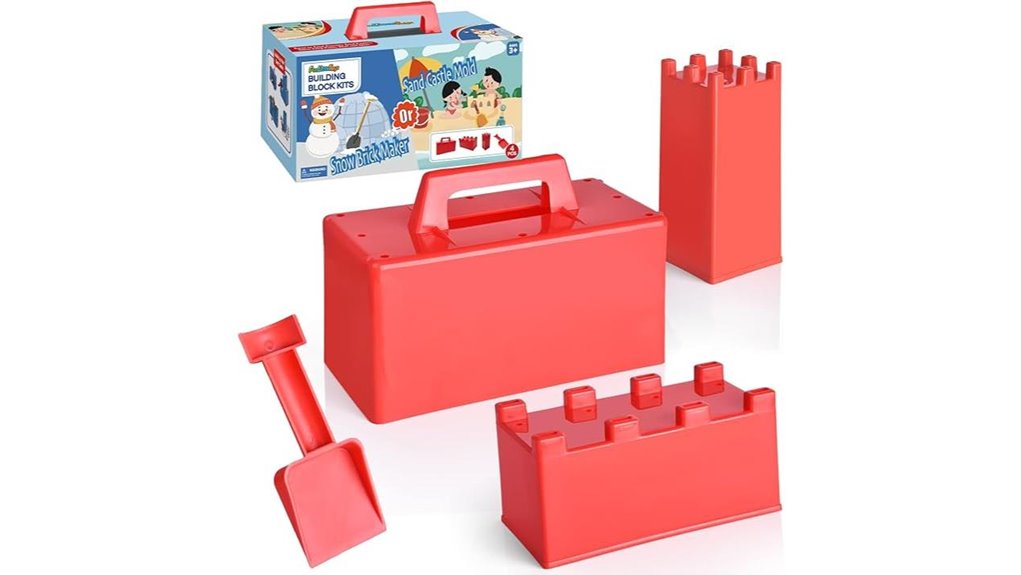 snow fort sandcastle kit