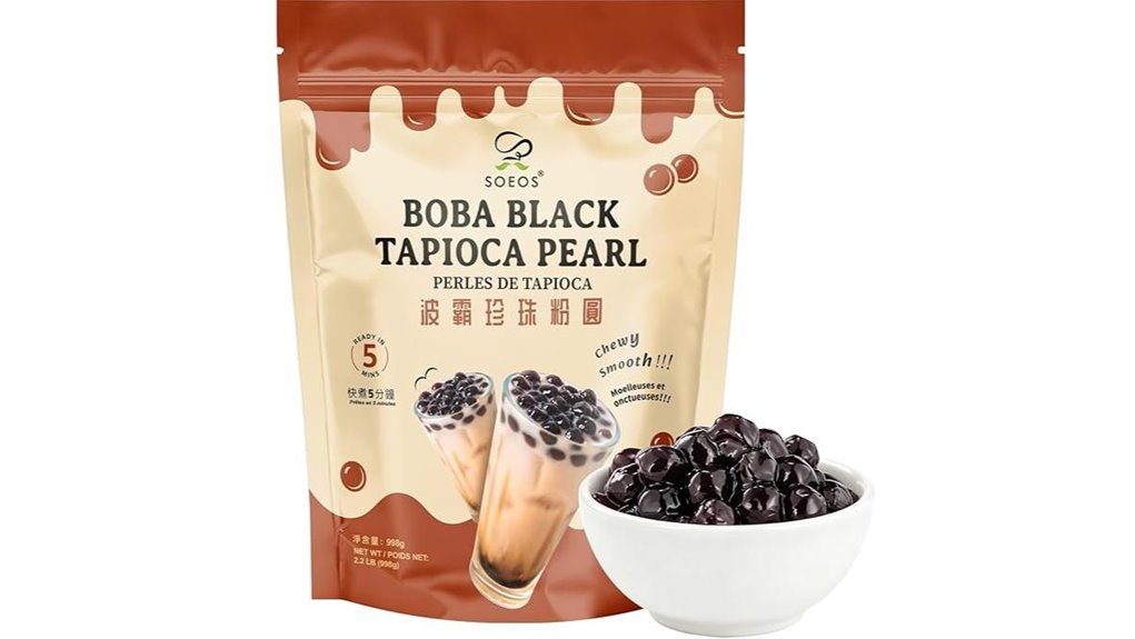 soeos black tapioca boba