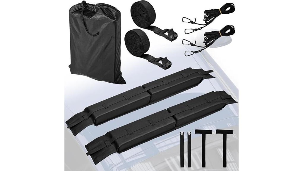 soft kayak roof pads