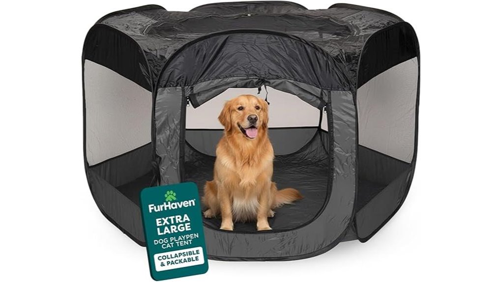 soft sided pet playpen