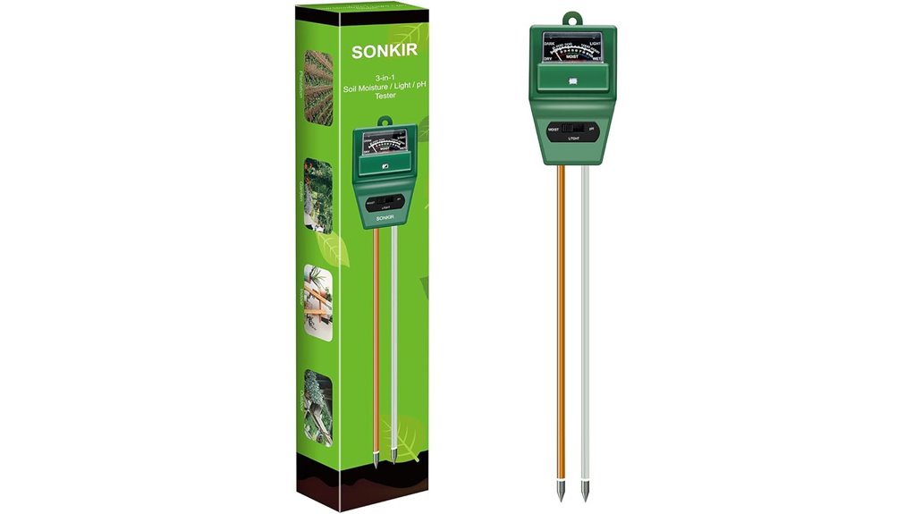 soil ph moisture light