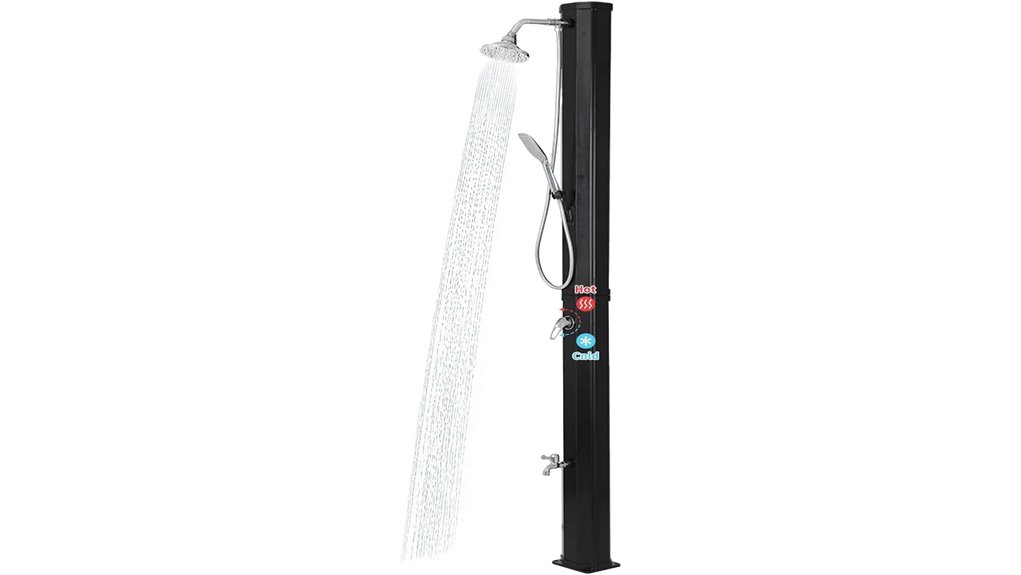 solar 10 gallon poolside footwash