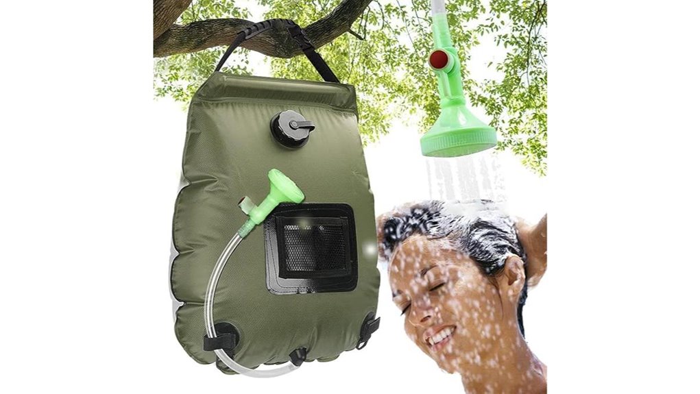 solar 5 gallon shower bag