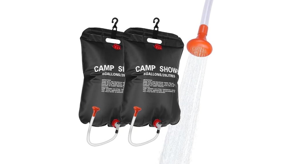 solar 5gallon portable shower