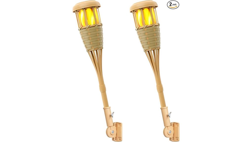 solar flickering flame torches