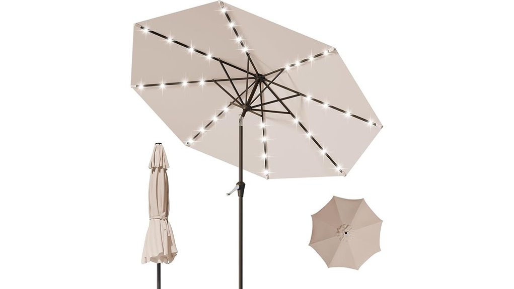 solar led 9ft tiltcrank