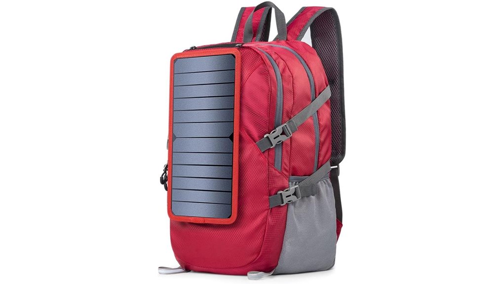 solar powered 5v hiking pack