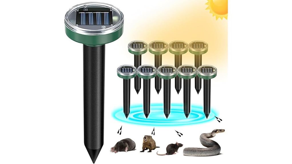 solar ultrasonic moles snakes