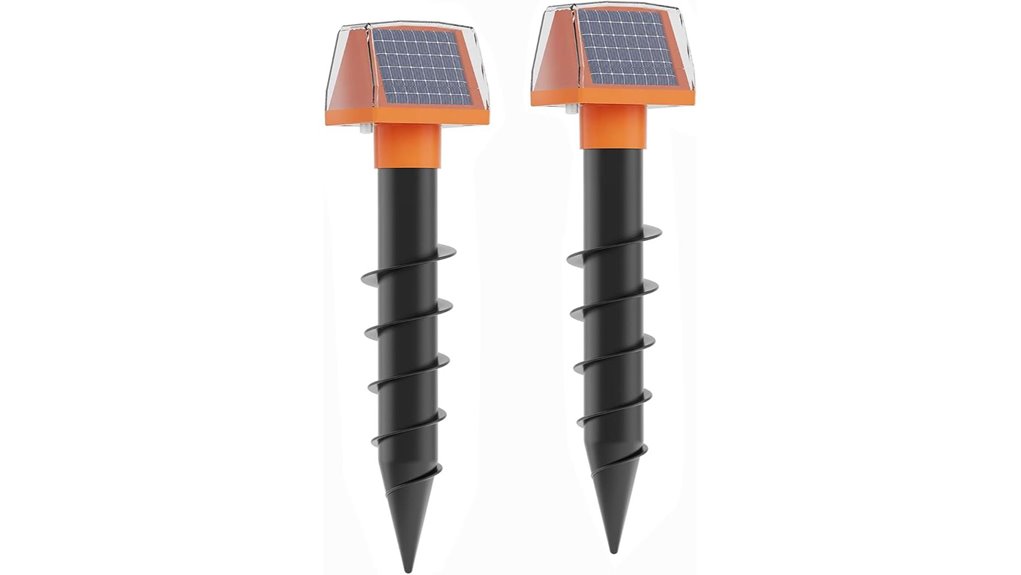 solar vibration gopher stakes
