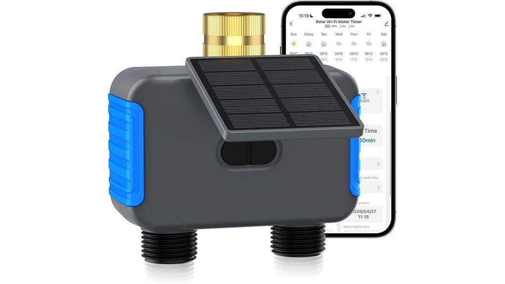 solar wifi hose timer