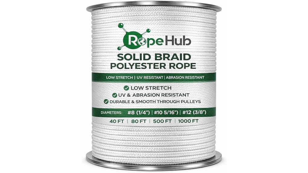 solid polyester flagpole halyard