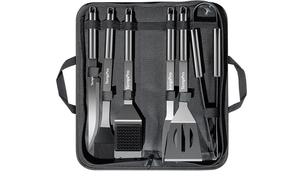 spatula fork brush tongs