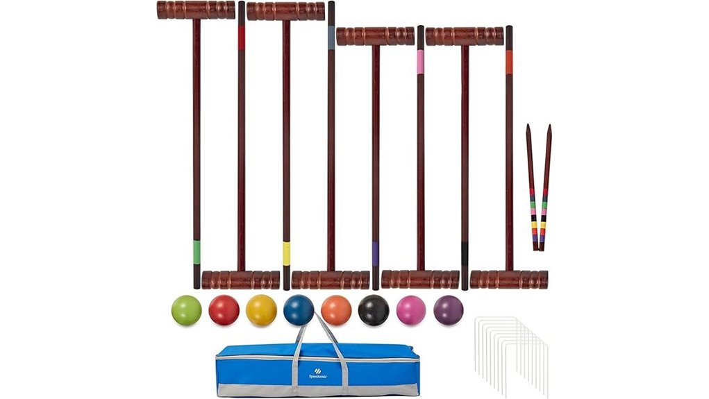 speedarmis 8 player adult croquet