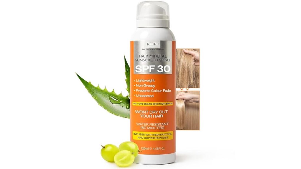 spf30 hair sunscreen spray