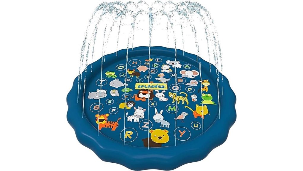 splashez toddler sprinkler pool