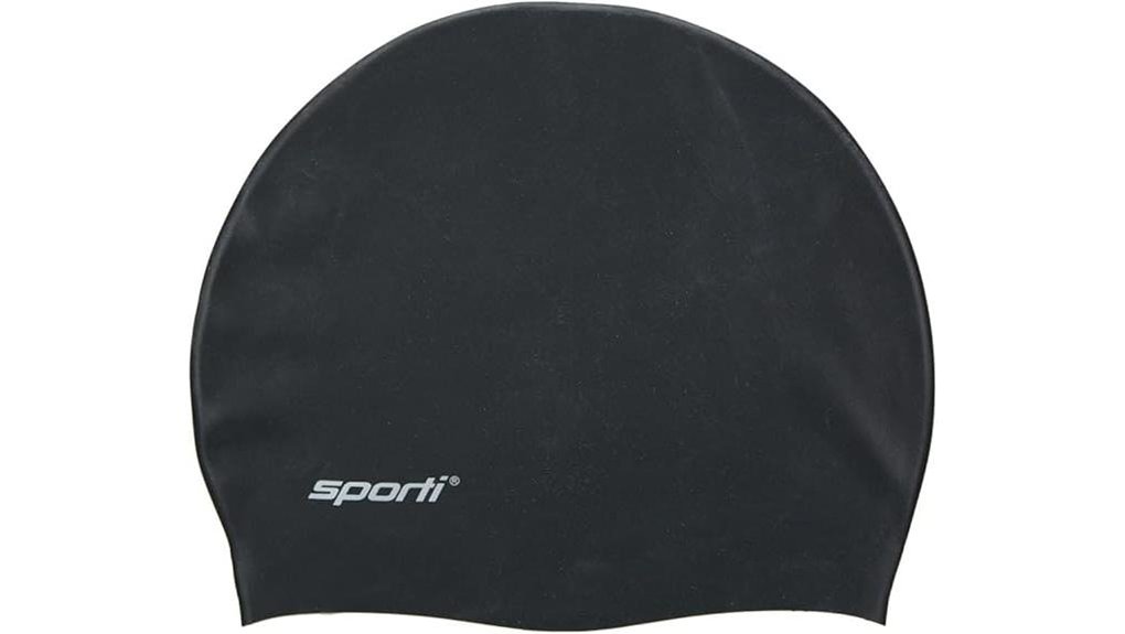 sporti silicone adult swimcap
