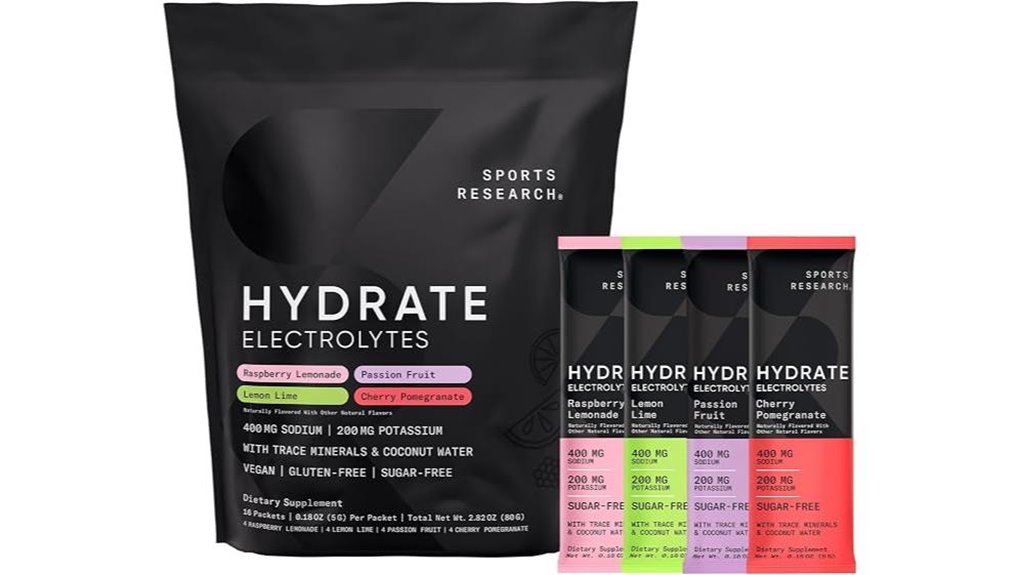 sports hydration electrolyte packets