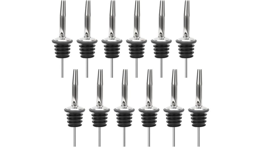 stainless 12 pack tapered pourer