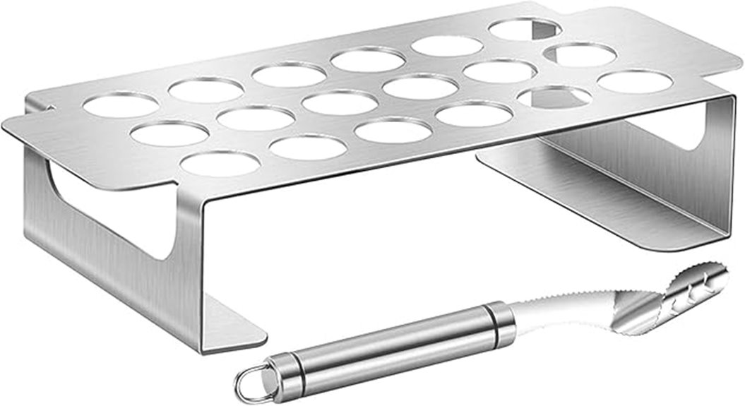stainless 18 hole jalapeno grill