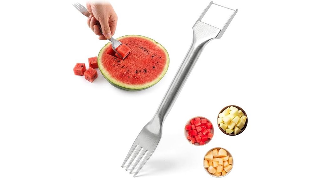 stainless 2 in 1 watermelon cutter
