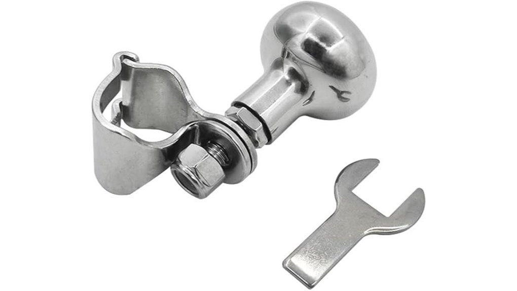 stainless boat steering knob