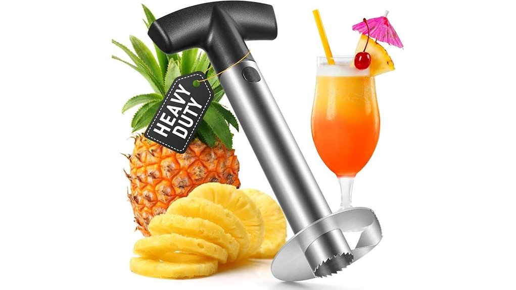 stainless pineapple corer slicer