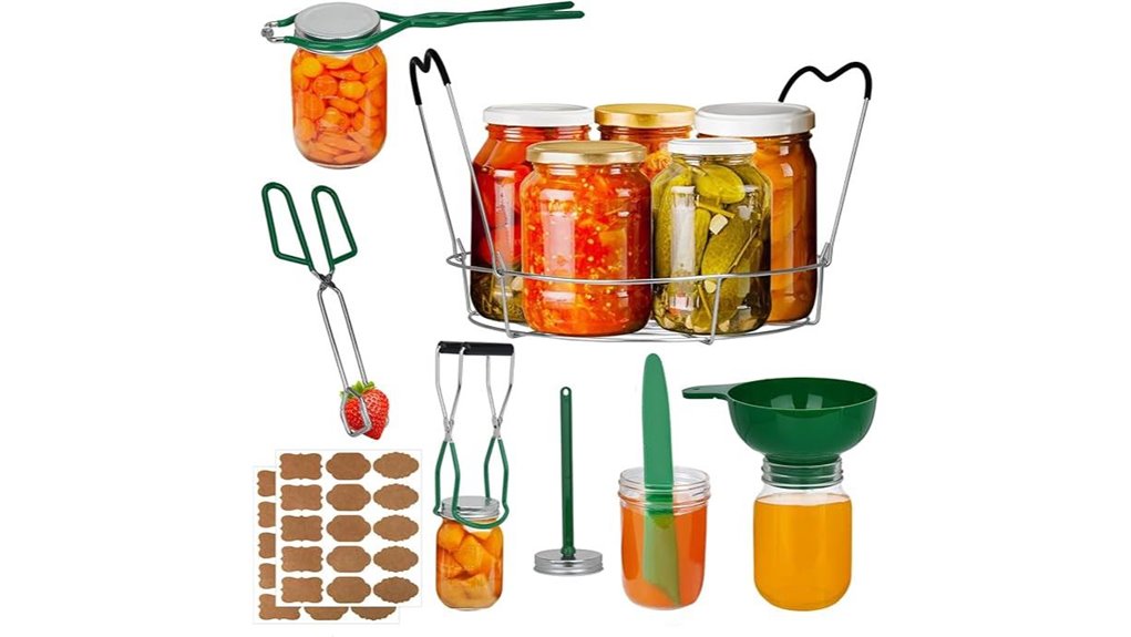 stainless steel canning set