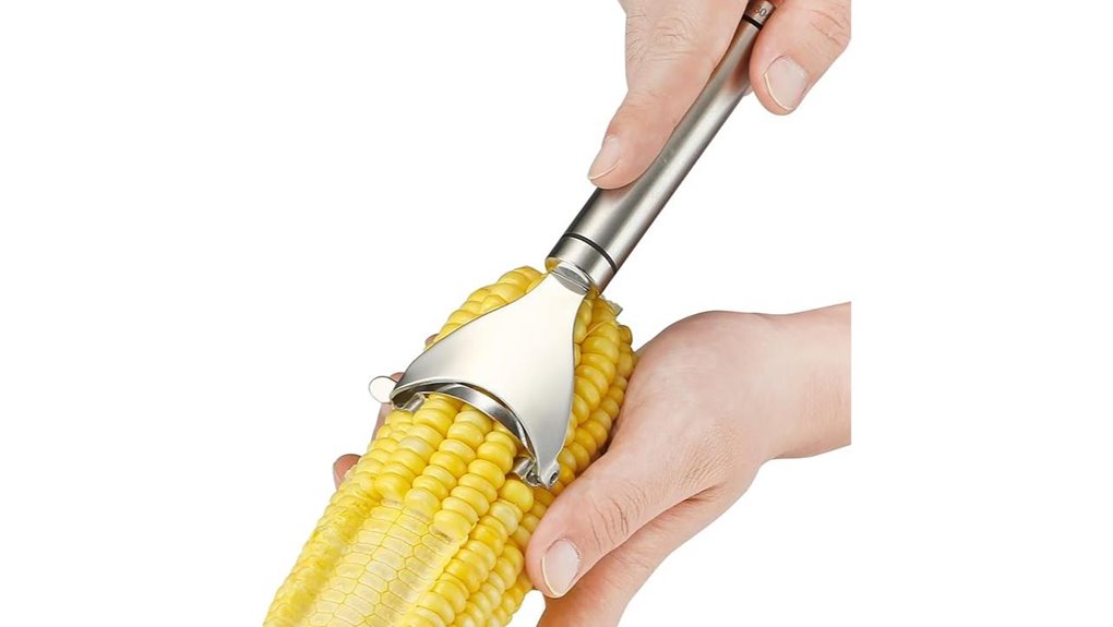 stainless steel corn cutter
