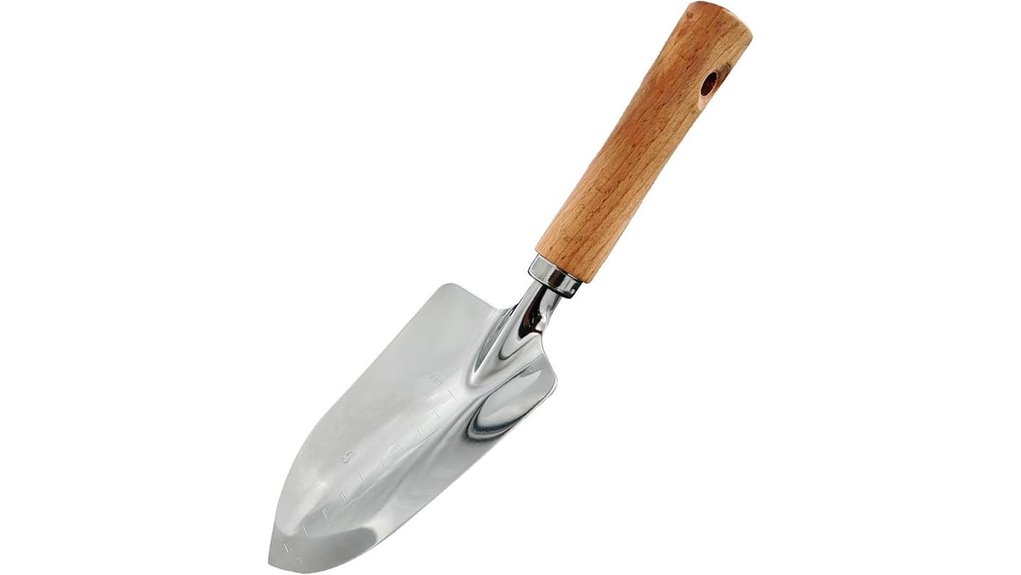 stainless steel garden shovel