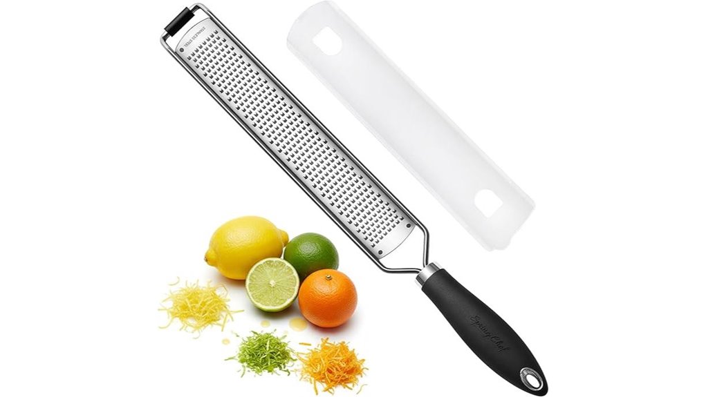 stainless steel lemon zester