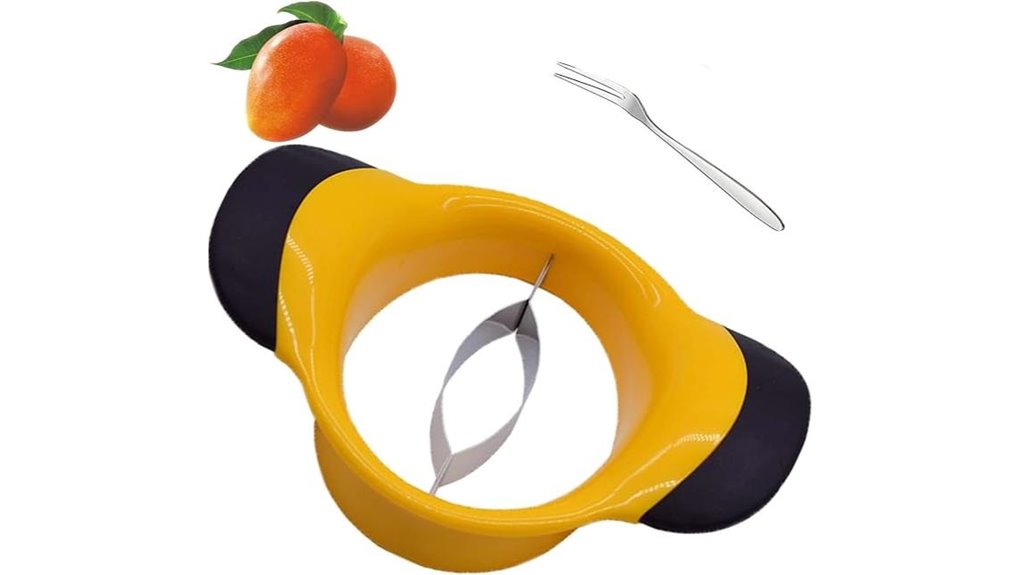 stainless steel mango slicer