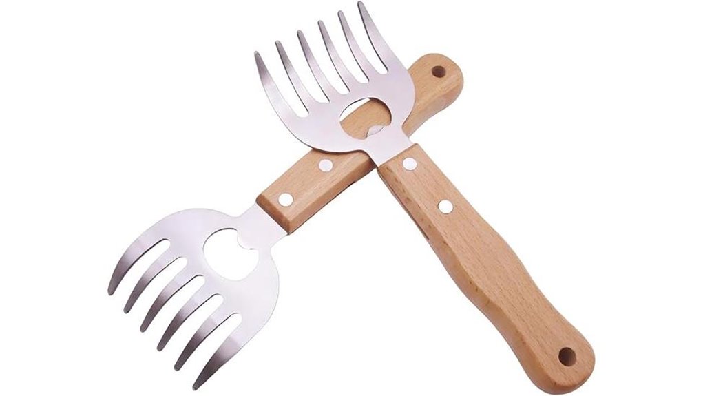 stainless steel meatshredder bottleopener