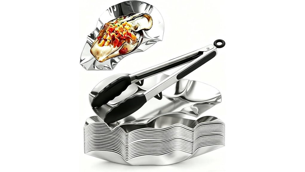 stainless steel oyster grill
