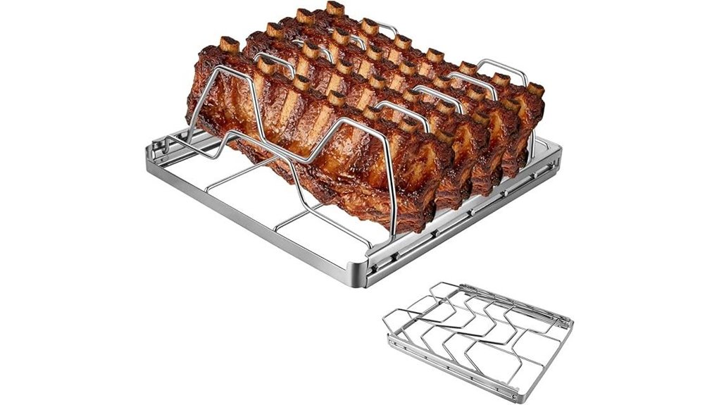 stainless steel rib rack