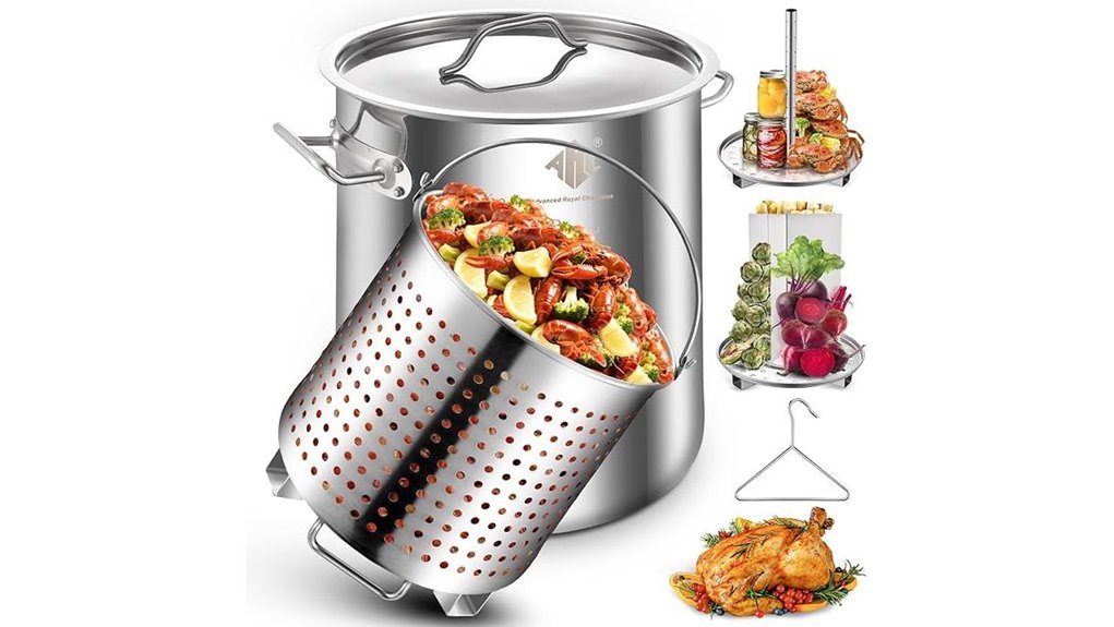 stainless steel stockpot divider