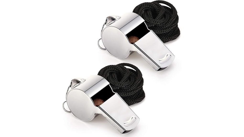 stainless steel whistle lanyard