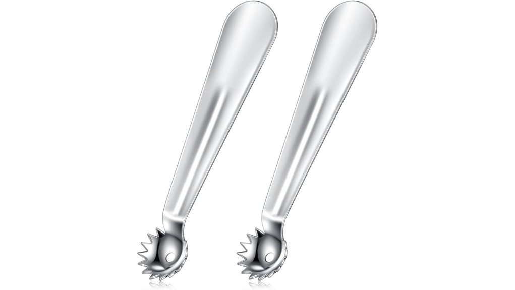stainless strawberry huller set
