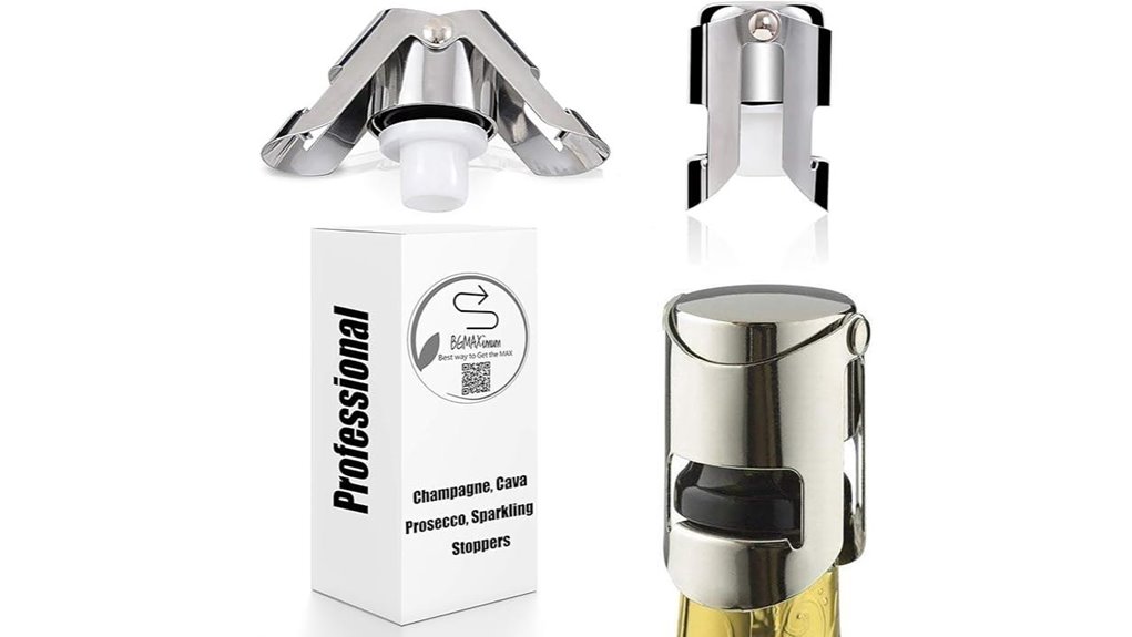 stainless triple champagne sealers